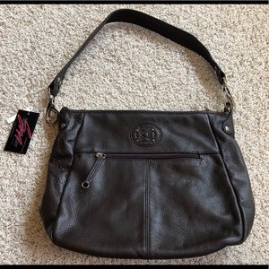 NWT Stone Mountain leather handbag in Espresso